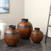 Studio 350 Metal Vases