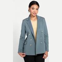 Betabrand Women's Double Breasted Blazers