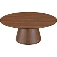 LuxeDecor Walnut Coffee Tables