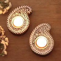 Novica Tealight Candle Holders