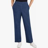 Alfred Dunner Women's Straight Jeans