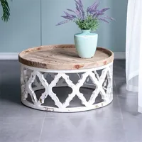 BESTCOSTY Round Coffee Tables