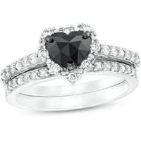 Zales Women's Black Diamond Rings