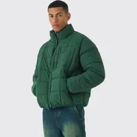 boohooMAN Men's Quilted Coats