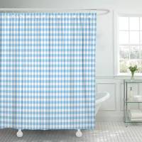 BSDHOME Linen Shower Curtains