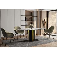 Leisuremod Pedestal Dining Table