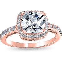 Macy's Bling Jewelry Women's Cushion Cut Engagement Rings