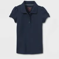 Target Cat & Jack Girl's Interlock Polo Shirts