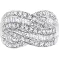 Haus of Brilliance Women's Cross Rings