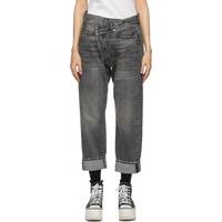 R13 Women's Patched Jeans