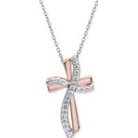 Macy's Giani Bernini Women's Rose Gold Necklaces