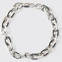 boohoo Men's Silver Bracelets