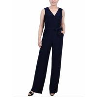NY Collection Women's Sleeveless Jumpsuits