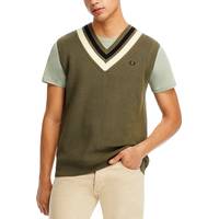 Fred Perry Men's V-neck Sweaters