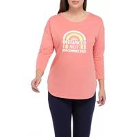New Directions Women's 3/4 Sleeve T-Shirts