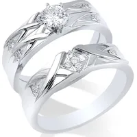 Pompeii3 White Gold Engagement Rings For Women