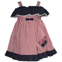 Macy's Blueberi Boulevard Girl's Gingham Dresses