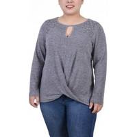 NY Collection Women's Long Sleeve Tops