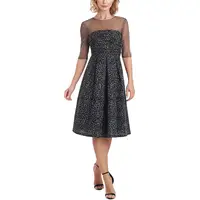 JS Collections Women's Black Dresses