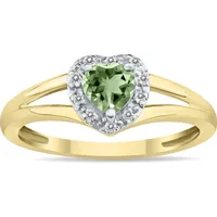 SSELECTS Women's Heart Diamond Rings