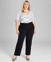 And Now This Women's Plus Size Jeans