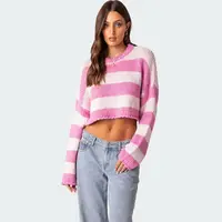 Edikted Women's Pink Sweaters