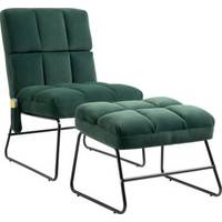 HOMCOM Velvet Chairs
