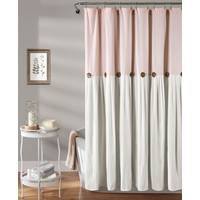 Lush Decor Linen Shower Curtains