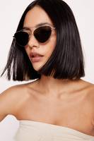 NastyGal Women's Aviator Sunglasses