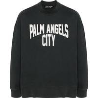 Palm Angels Men's Crew Neck Sweatshirts