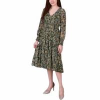 NY Collection Women's Long-sleeve Dresses