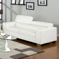 Furniture of America Leather Sofas
