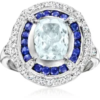 Shop Premium Outlets Ross Simons Women's Aquamarine Rings