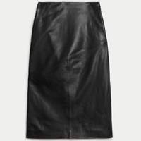 Marks & Spencer Women's Black Leather Skirts