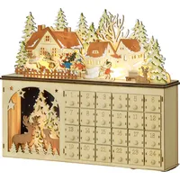 HOMCOM Wooden Advent Calendars