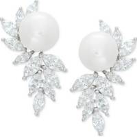 Macy's Arabella Women's Silver Earrings