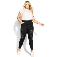 City Chic Women's Ripped Jeans