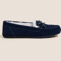 M&S Collection Women's Moccasin Slippers