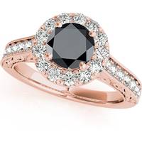 Jomashop Mauli jewels Women's Black Diamond Rings