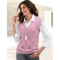 creation L Women's Pink Sweaters
