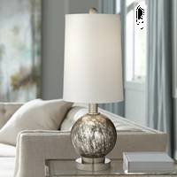 RC Willey Glass Table Lamps