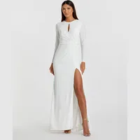 Ieena for Mac Duggal Women's White Dresses