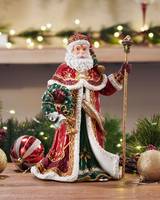 Fitz & Floyd Santa Ornaments