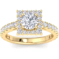 SSELECTS Women's Round Engagement Rings