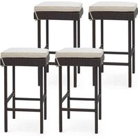 Costway Rattan Bar Stools