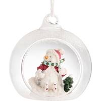 Belleek Pottery Snowman Ornaments