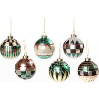 Mackenzie-childs Glass Christmas Ornaments
