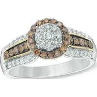 VIVAIA Women's Diamond Cluster Rings