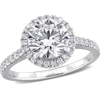 Created Forever White Gold Engagement Rings For Women