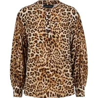 Wolf & Badger Women's Leopard Blouses